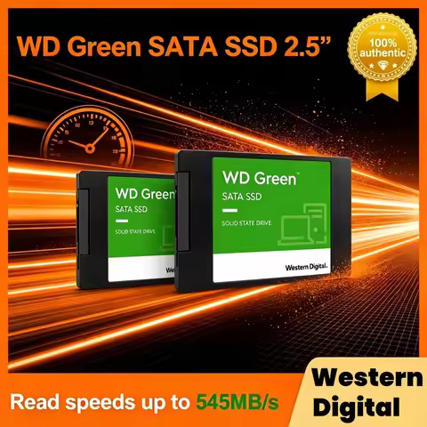 Western Digital WD Green Internal SATA Solid State Disk 2.5" SATA3 SSD 250GB 1TB 2TB Daily Use Hard 