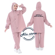 AKULA RAINCOAT men's pants set strong leak-proofWanita made of Premium PVC By Akula