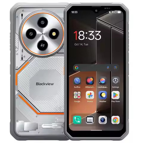 Blackview FORT 2 Rugged Phone 8GB+128GB / 256GB 6.56'' Android 15 MTK Helio G81 5000mAh NFC 4G Smart