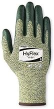Ansell Healthcare 103419 Series 11-511 Nitrile Medium Duty Foam Glove, 13 Gauge, Size 7, Green (Pack
