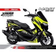 Decal NMAX DECAL YAMAHA NMAX STICKER NMAX Latest Design Yellow Color OMN5