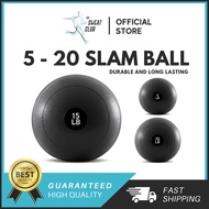 5 - 20 LBS Slam Ball Medicine Ball Exercise Ball Sports Home Workout Indoors Strength Gym