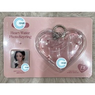 RM x illit WONHEE KEYCHAIN (HEART WATER PHOTO KEYRING)