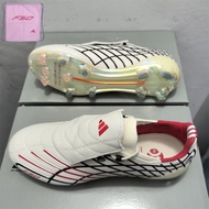 F50 Spider Elite Messi 2004 Replica Elite FG 39--45 White-Red Men's Anti-slip and Wear-resistant Foo