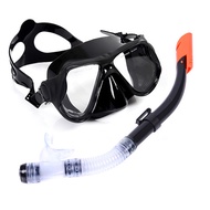 Flameer Masker Selam Oval/Full Silicone Seal Scuba Diving Swim Mask 180 ° Clear View Snorkel Mask de