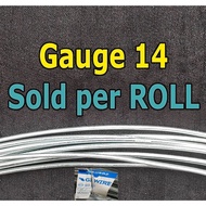 GI Wire ▪️ Galvanized Iron Wire ▪️ Sold per Roll. Alambre.  Hindi nangangalawang. Pang Sampayan atbp