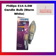 PHILIPS 4.5W E14 LED CANDLE BULB (WARM WHITE)