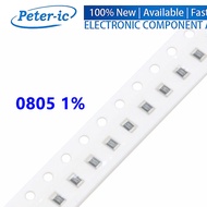 (100pcs) 0805 SMD Resistor 1K~10M 1% 1/8W 1.8K 1.5K 2.2K 6.8K 10K 33K 47K 68K 100K 220K 330K 470K 68