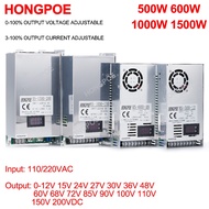 500W 600W 1000W 1500W Digital Display Power supply 0-60V 72V 85V 90V 100V 110V 150V 200V Adjustable 