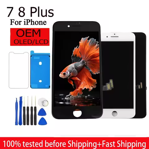 100% Test For iPhone 7 8 Plus Display Replacemen Screen For iPhone 7 8 Plus LCD Display With 3D Touc