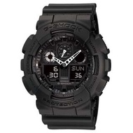 CASIO G-SHOCK GA-100 series GA-100-1A1 全黑色 GSHOCK GA100