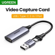UGREEN Video Capture Card 4K60HZ HDMI to USB/Type-c Video Capture Hardware For Computer
