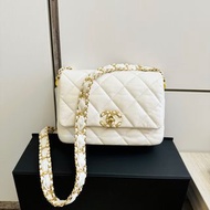 Chanel 23k Chanel 19 豆腐包 白色 (原價$44xxx)