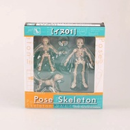 Cute Fashion Design Mr. Bones Pose Skeleton Model With Dog Table Desk Book Mini PVC Figure Kids Toys