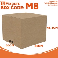 Fixguru M8 - 50x50x41.3cm Carton Box Moving Box Storage Box Packing Box Cardboard Box
