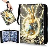 VYYTYYA Trading Card Album with Sealed Zip, 52 Pages 936 Pockets Toploader Binder, PU Waterproof Scr