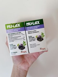 [現貨] 40粒 Nu-Lax Extra Strength Senna and Prune 天然西梅加強版40粒