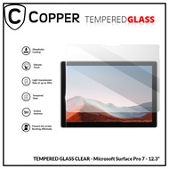 Microsoft Surface Pro 7 / 123" - COPPER TEMPERED GLASS FULL CLEAR