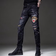 ✅Ready Stock Ed Hardy Tiger denim jeans #19669 👖(size 28-38) stretchable jean Long pants seluar Panj