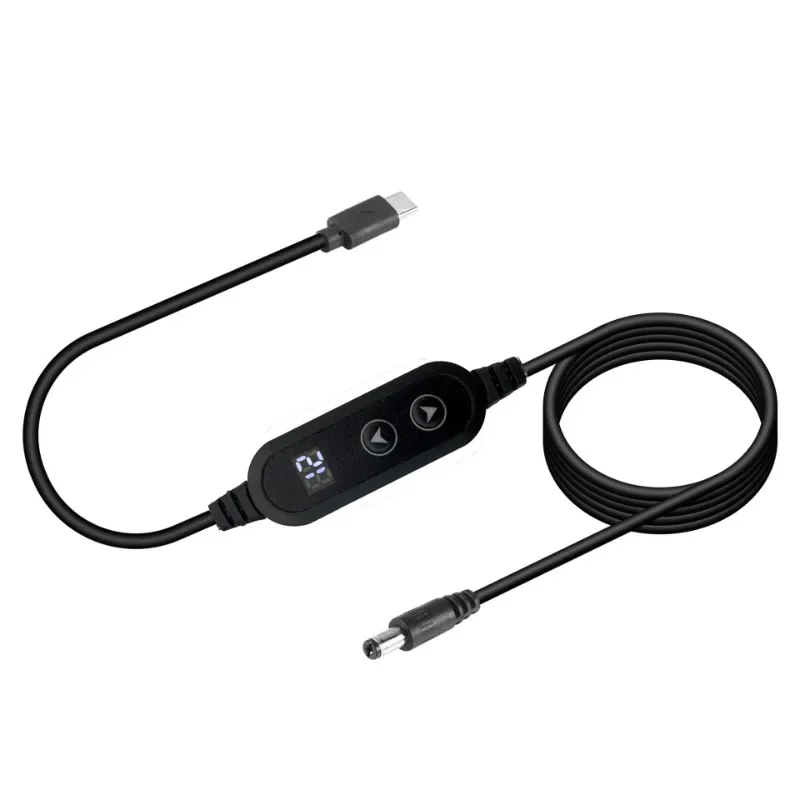 Cáp Tăng Cường Nguồn USB C Sang DC Sạc Nhanh Bộ Chuyển Đổi 5V Sang 12V Loại C Cho Bộ Định Tuyến Khôn