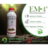 🔥EM•4 ® ORGANIK [ 1LITER  ] UNTUK PERTANIAN, PENTERNAKAN & AKUAKULTUR