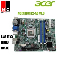 ACER H61H2-AD V1.0 Intel Socket LGA1155 Motherboard DDR3 mATX With I/O Shield
