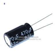 In-Line Electrolytic Capacitor 63V 470uF 63V 470UF Volume 13 * 21MM Plug-In Aluminum Electrolytic Ca
