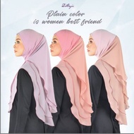Dhaja_bangi Size XL Clara Premium Tudung Sarung Chiffon