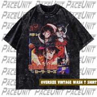 Kaos Unisex Manga Sailor Moon Mars Anime Bootleg T Shirt