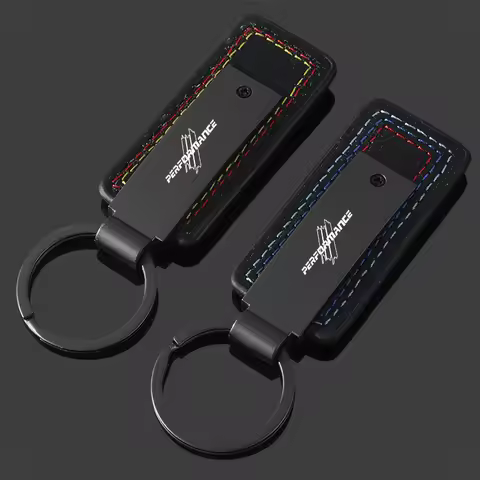 For BMW Performance F30 F10 X7 E92 E91 M3 E90 F20 E46 E60 E70 E39 E36 E87 Car 3 color Keychain Logo 