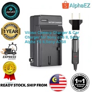 Viloso Camera Charger & Car Charger for Sony α7S II, Sony Alpha 7S II,Sony A7SII