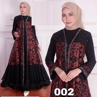 ABAYA MODERN / ABAYA DUBAI / GAMIS ABAYA TURKI BORDIR / ABAYA BORDIR MODERN / ABAYA BORDIR TERBARU
