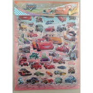 CARS embossed sticker 21x28cm