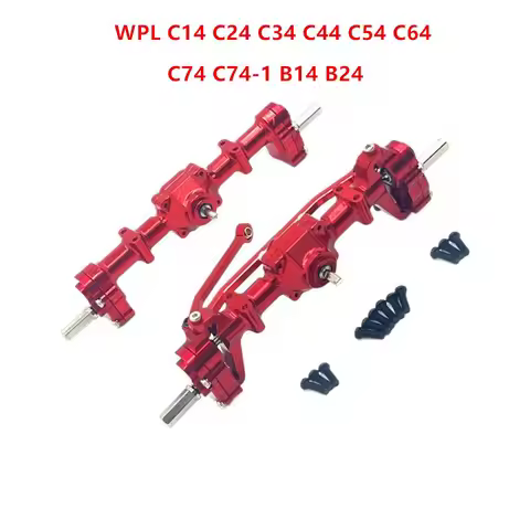 Metal Upgraded Front and Rear Door Bridges For WPL 1/16 C14 C24 C34 C44 C54 C64 C74 B14 B24 RC Car P