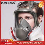 DEUKIO 6800หน้ากากป้องกันแก๊ส,สีพ่น,สารกำจัดศัตรูพืช,สารเคมีฝุ่นและคลุมทั้งหมดพิษ,การป้องกันอัคคีภัยมุมมองขนาดใหญ่