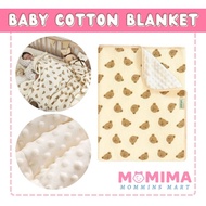Cotton blanket soft soothing bean blanket kindergarten baby small blanket Swaddle Bayi Blanket Cotto