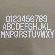 20pcs C70 Car Number Plate Wordings - JPJ Approved / Perkataan Nombor Plat Kereta - JPJ  Diluluskan