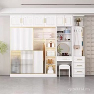 Wardrobe Minimalist Assembly European Luxury Wardrobe Wardrobe Modern Door Dressing Table Simple Com