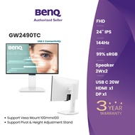 BenQ 23.8" GW2490TC IPS FHD 144Hz 5ms USB-C PD20W Eye Care Built In Speaker Home Office Monitor