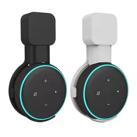 Echo Dot Wall Mount Holder, Cord Management Bracket for Alexa Echo Dot 3rd Generation Speaker (EU US