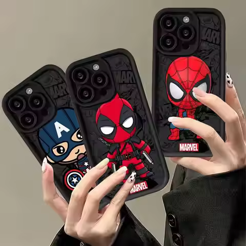 Marvel Spiderman Case For VIVO Y03 Y28 Y17 Y12 Y15 Y21 Y21S Y11 2019 Y20 Y20i Y20S Y12A Y11S Y12S Y3