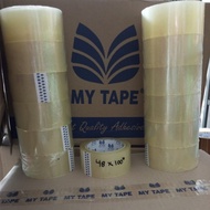 okeKiirim- Lakban Bening My Tape 48mm x 100 yard Setara Daimaru - 1 pack 6 Roll