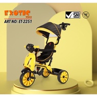 Vespa Canopy EXOTIC ET-2251 Children's Tricycle