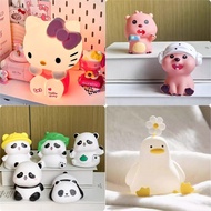 Eye protection sleep lamp, bedroom lamp, silicone cartoon cute girl and child companion sleep night 
