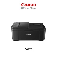 Canon PIXMA E4570 Inkjet Printer | A4 Ink Efficient Auto Duplex Print Scan Copy Fax WiFi
