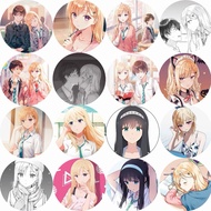 Days with My Stepsister Gimai Seikatsu Saki Ayase Anime 58mm Button Badge Pin