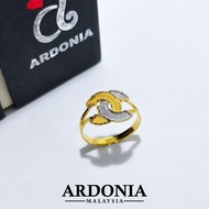 ARDONIA Cincin Channel Emas 375 (9K Gold / 375 Gold)