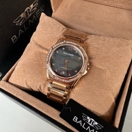 宾马 BALMER 8132m Rose Gold Sapphire Women Ladies Watch with Stainless Steel | Official Warranty