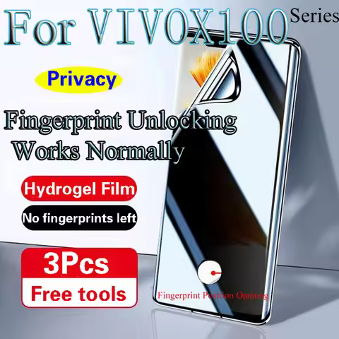 X100Ultra X100Pro Anti-peeping Hydrogel Film For VIVO X100 Pro Privacy Screen Protector X100sPro Fin