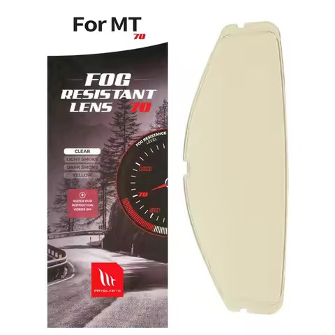 Helmet Visor Film Anti Fog Film Sticker for MT THUNDER 4 SV STINGER 2 MT-V-28B Full Face Helmet Clea